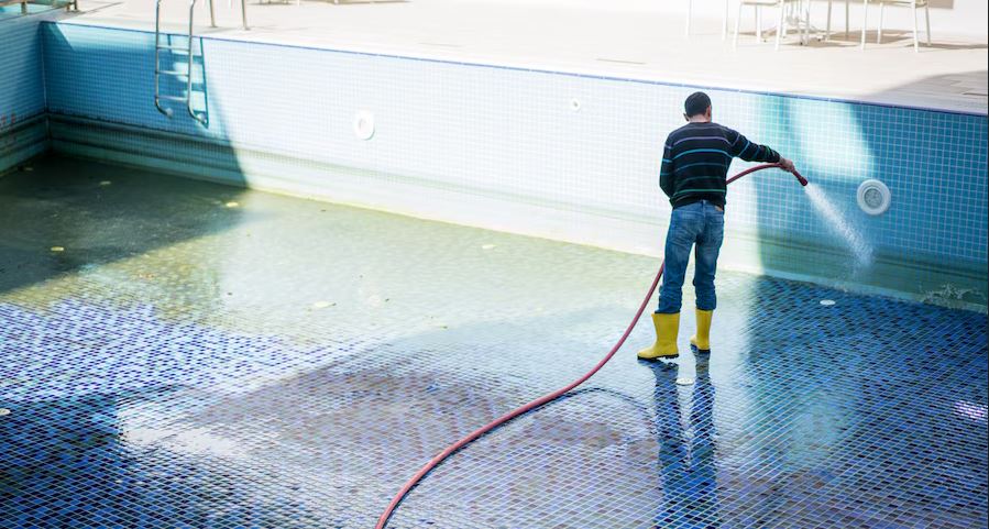 Pool Deck Cleaning